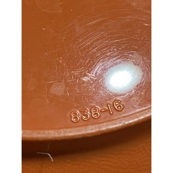 Tupperware Orange Tangerine Servalier Bowl LOT with Lids 838-16 & 840-6 - Picture 9 of 16